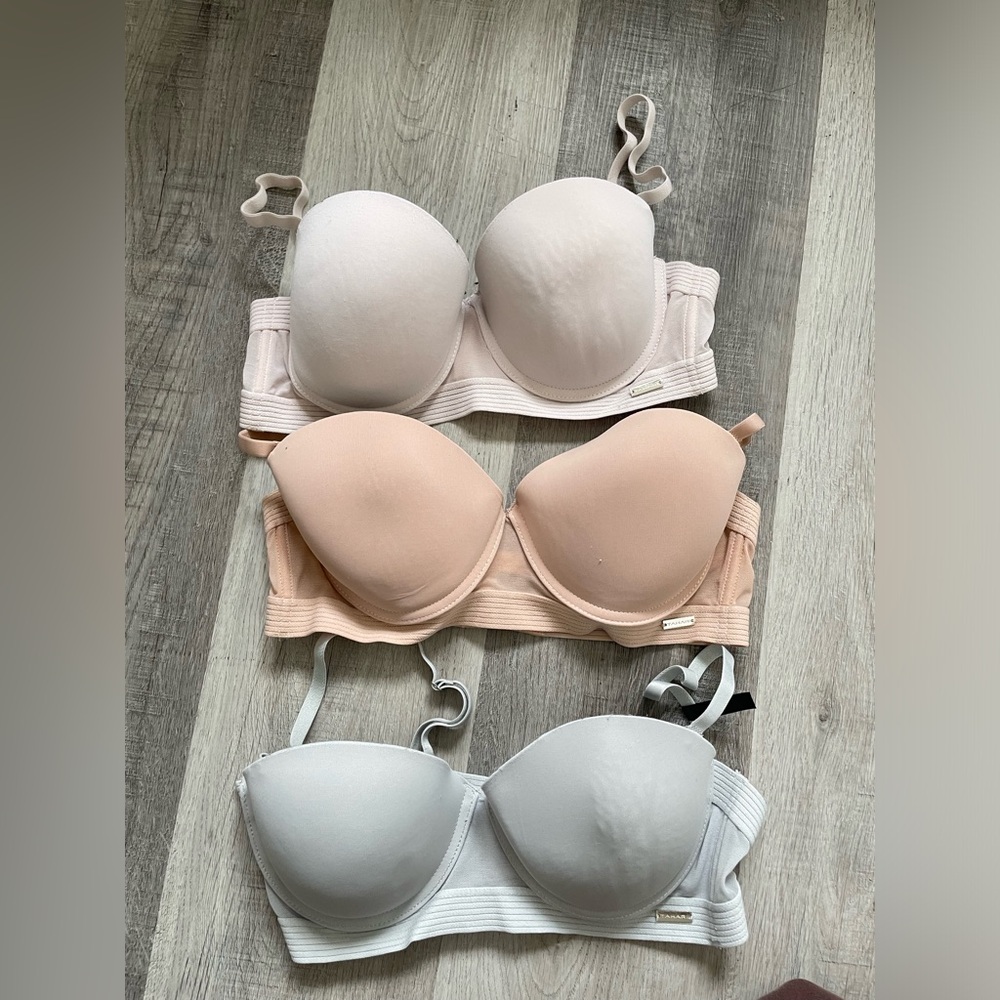 Women's Intimates Set - Cream, Tan, and Gray
